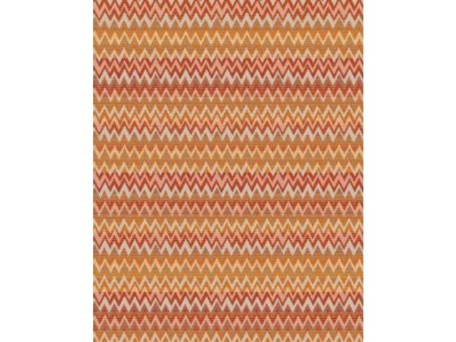 Χαλί Zigzag Εξωτερικού Χώρου Πορτοκαλί 230x160x0,3 εκ. - Κόκκινο