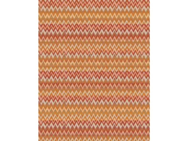 Χαλί Zigzag Εξωτερικού Χώρου Πορτοκαλί 230x160x0,3 εκ. - Κόκκινο