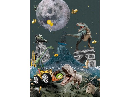 Ταπετσαρία BEHANG EXPRESSE OLIVE & NOAH INK7823-BEH