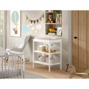 Dino Βρεφική Αλλαξιέρα με 2 ράφια - Λευκή Dino Βρεφική Αλλαξιέρα με 2 ράφια - Λευκή