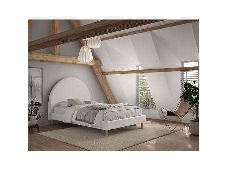  Moon Κρεβάτι Ημίδιπλο  Λευκό