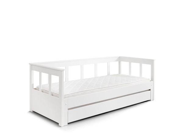 Παιδικό κρεβάτι Καναπές Pino  λευκό επεκτεινόμενο