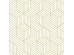 Αυτοκόλλητη Ταπετσαρία Stripped Hexagon White/Gold Peel KAL.RMK10704