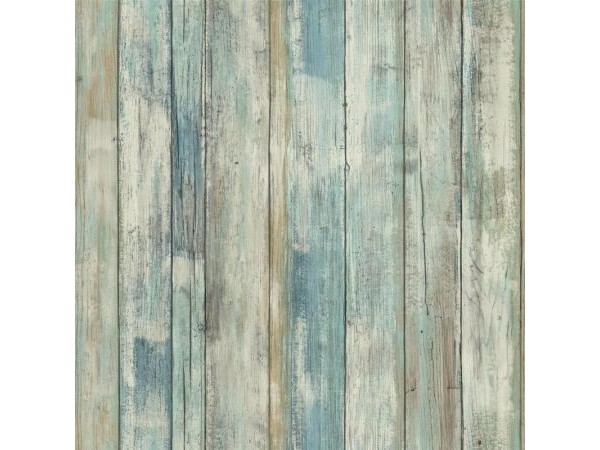 Αυτοκόλλητη Ταπετσαρία Blue Distressed Wood Peel KAL.RMK9052