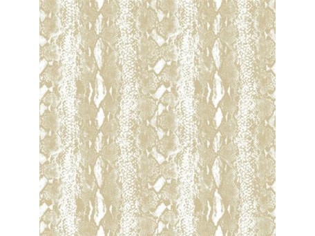 Αυτοκόλλητη Ταπετσαρία Snake Skin White/Gold Peel KAL.RMK10693