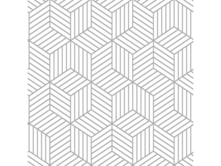 Αυτοκόλλητη Ταπετσαρία Stripped Hexagon White/Grey Peel KAL.RMK10705
