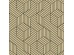 Αυτοκόλλητη Ταπετσαρία  Stripped Hexagon Gold/Black Peel KAL.RMK10707