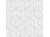 Αυτοκόλλητη Ταπετσαρία Stripped Hexagon White/Grey Peel KAL.RMK10705
