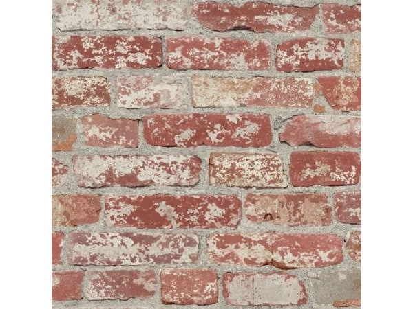 Αυτοκόλλητη Ταπετσαρία Stuccoed Dark Red Brick Peel KAL.RMK9036