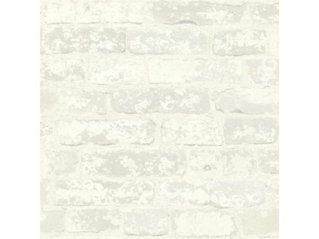 Αυτοκόλλητη Ταπετσαρία Stuccoed White Brick Peel KAL.RMK9038