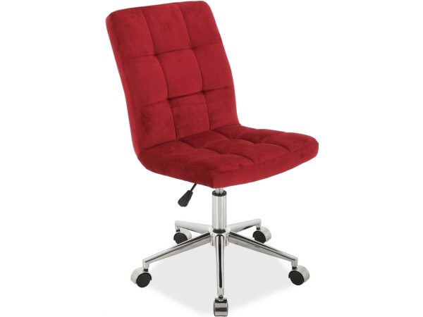 Καρέκλα Γραφείου 020 κόκκινη βελούδο Καρέκλα Γραφείου 020 κόκκινη βελούδο