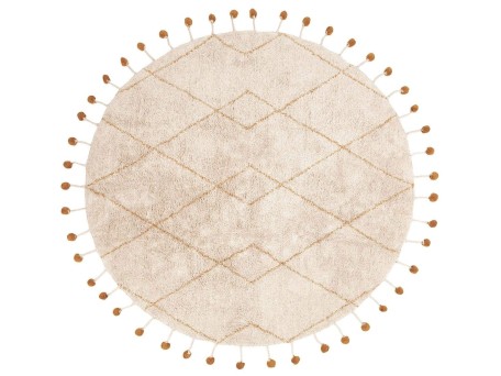 Παιδικό χαλί Nattiot Tanvi natural / mango  Παιδικό χαλί Nattiot Tanvi natural / mango
