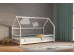 Ημίδιπλο παιδικό κρεβάτι σπιτάκι  House bed Genius οξιά 120 Χ 190 λευκό 