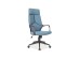 Διευθυντική καρέκλα γραφείου Q-199 Μπλε ύφασμα