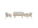 ΣΑΛΟΝΙ ETOILE  SET 1+2+1 ΦΥΣΙΚΟ BEIGE ΑΝΟΙΧΤΟ