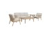ΣΑΛΟΝΙ ETOILE  SET 1+2+1 ΦΥΣΙΚΟ BEIGE ΑΝΟΙΧΤΟ