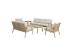 ΣΑΛΟΝΙ ETOILE  SET 1+2+1 ΦΥΣΙΚΟ BEIGE ΑΝΟΙΧΤΟ