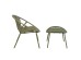 ΠΟΛΥΘΡΟΝΑ NADIN SET 2ΤΕΜ ΛΑΔΙ 80x61.5x73