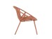 ΠΟΛΥΘΡΟΝΑ NADIN SET 2ΤΕΜ TERRACOTTA 80x61.5x73