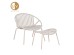 ΠΟΛΥΘΡΟΝΑ NADIN SET 2ΤΕΜ OFF WHITE 80x61.5x73