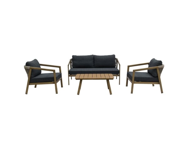 ΣΑΛΟΝΙ MADERA SET 1+2+1 ΦΥΣΙΚΟ ΓΚΡΙ