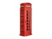 ΒΙΒΛΙΟΘΗΚΗ ΨΗΛΗ ΚΟΚΚΙΝΟ LONDON CALLING 64x40x180
