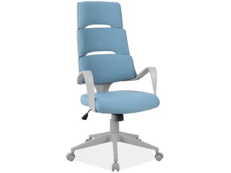 Διευθυντική καρέκλα γραφείου Q-889 Μπλε ύφασμα