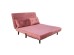 Καναπές Κρεβάτι Falcon 2θέσιος Αναδιπλούμενος Dusty Pink 121x90x80