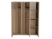 ΝΤΟΥΛΑΠΑ CAPPUCCINO 3ΠΟΡΤΕΣ LATTE SONOMA 140x52x180