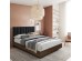 ΚΡΕΒΑΤΙ BOXY (ΓΙΑ ΣΤΡΩΜΑ 160x200cm) ΓΚΡΙ ΣΚΟΥΡΟ ΚΑΡΥΔΙ 211.5x165x111.2