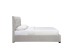 ΚΡΕΒΑΤΙ NOBLE (ΓΙΑ ΣΤΡΩΜΑ 160x200cm) ΓΚΡΙ ΑΝΟΙΧΤΟ 216.5x165x122
