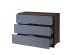 ΣΥΡΤΑΡΙΕΡΑ GROOVES 3ΣΥΡΤΑΡΙΑ ΚΑΡΥΔΙ ΓΚΡΙ 100x45x80