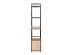 ΝΤΟΥΛΑΠΑ XENIA 3 SONOMA ΜΑΥΡΟ 60x40x200