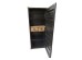 ΒΙΒΛΙΟΘΗΚΗ ΨΗΛΗ CONTAINER ΜΑΥΡΟ ΧΡΥΣΟ RUSTY 61x40x177