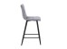 ΣΚΑΜΠΟ BAR LINEA ΓΚΡΙ SILVER 42x51x84