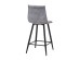 ΣΚΑΜΠΟ BAR LINEA ΓΚΡΙ SILVER 42x51x84