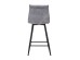 ΣΚΑΜΠΟ BAR LINEA ΓΚΡΙ SILVER 42x51x84