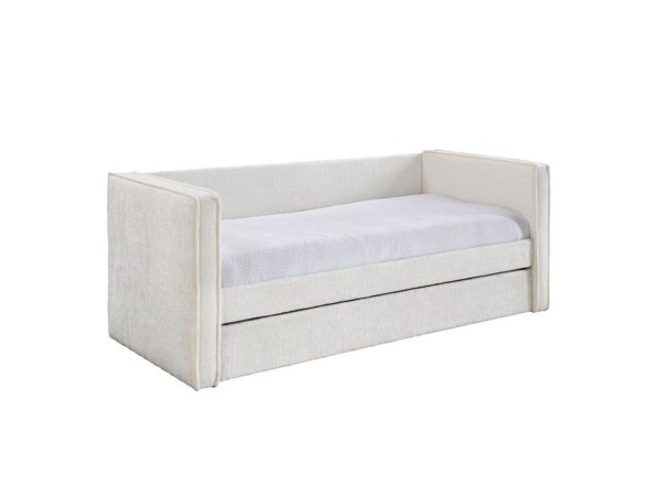 Καναπές Κρεβάτι 3θέσιος Calmo  (Για Στρώμα 90x190cm) Cream 222x99x84.2