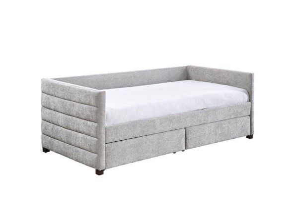 Καναπές Κρεβάτι 3θέσιος Sueno  (Για Στρώμα 90x190cm) Γκρι Ανοιχτό 209x99.5x76