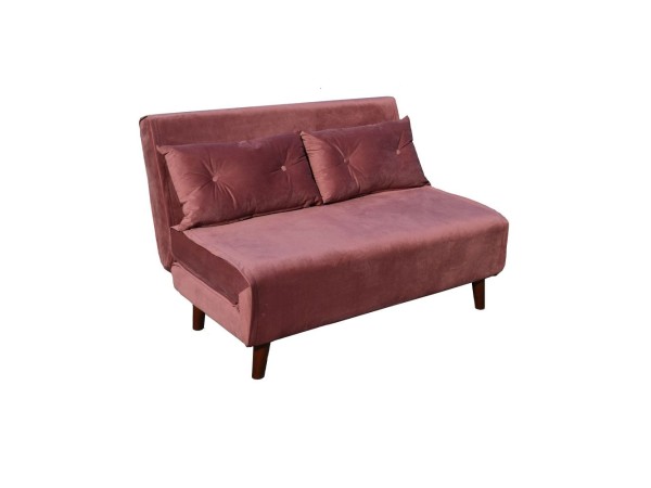 Καναπές Κρεβάτι Falcon 2θέσιος Αναδιπλούμενος Dusty Pink 121x90x80