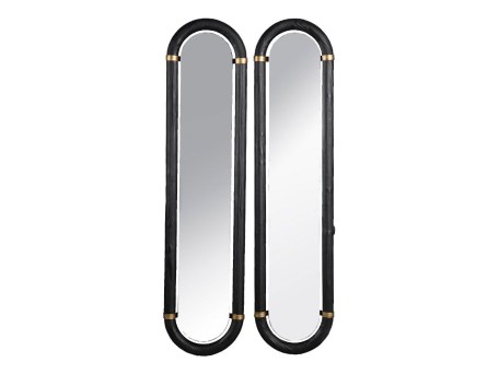 ΚΑΘΡΕΠΤΗΣ SET 2ΤΕΜ COLOMBO ΜΑΥΡΟ ΧΡΥΣΟ 31x4x130