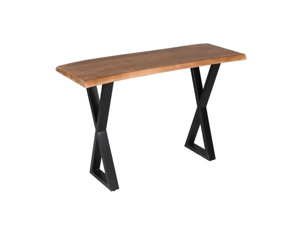 ΚΟΝΣΟΛΑ MINGLE ΚΑΡΥΔΙ ΜΑΥΡΟ 120x40x76