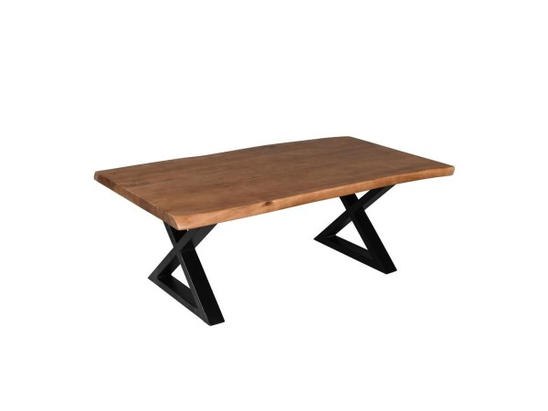 ΤΡΑΠΕΖΙ ΣΑΛΟΝΙΟΥ MINGLE ΚΑΡΥΔΙ ΜΑΥΡΟ 115x60x42