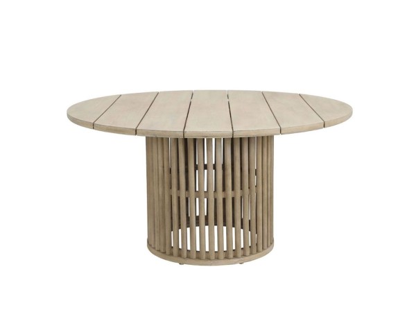 ΤΡΑΠΕΖΙ ΣΤΡΟΓΓΥΛΟ SUMATRA ΦΥΣΙΚΟ 150x150x76