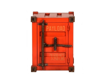 ΤΡΑΠΕΖΙ  ΒΟΗΘΗΤΙΚΟ CONTAINER ΚΟΚΚΙΝΟ 40x40x56