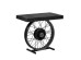 ΤΡΑΠΕΖΙ  ΒΟΗΘΗΤΙΚΟ WHEEL ΜΑΥΡΟ ΑΣΗΜΙ 61x36x56