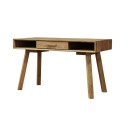 Γραφείο ξύλινο με συρτάρι 130