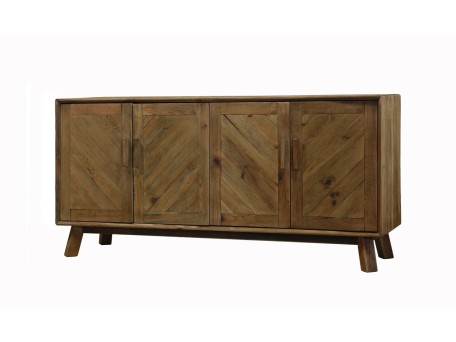 Μπουφές ξύλινος με 4 πορτάκια  180