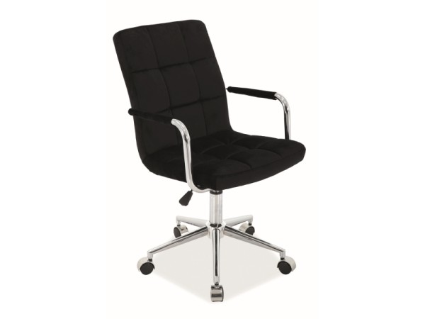 Καρέκλα  Γραφείου 022 βελούδο μαύρο