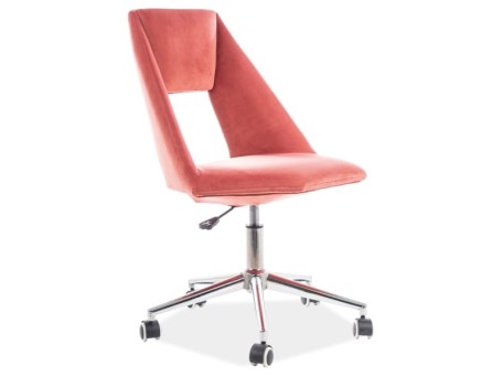 Καρέκλα γραφείου Pax Velvet Antique Rose